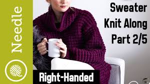 Two of the challenges many knitters face when creating their first. Easy Sweater Knit Along With Tutorial Videos