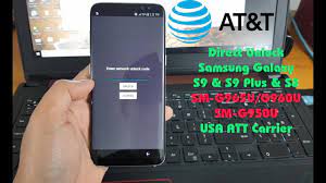 These are the words that come t. Unlock Samsung Galaxy S9 S9 Plus S8 G965u G960u G950u Usa At T Carrier Youtube