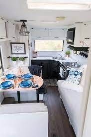 Use wall space for storing and organizing. Gorgeous 40 Best Interior Rv Makeover Ideas Https Coachdecor Com 40 Best Interior Rv Makeover Ideas Camper Living Diy Camper Remodeled Campers