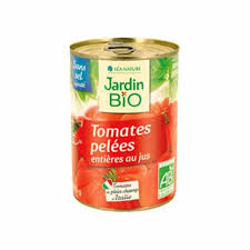 Maybe you would like to learn more about one of these? Jardin Bio Tomates Entieres Pelees Au Jus Bio 400g Go Delivery