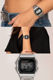 Gumus Dijital Saat Fashion Casio Watch Accessories