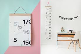 eight stylish height charts for kids rock my family blog