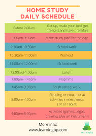 Home Study Daily Schedule In 2020 School Schedule Online School Organization Homeschool Schedule