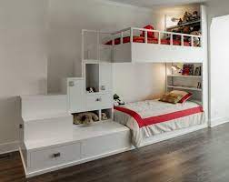 lit superpose sur mesure avec rangements chambre enfant idee deco chambre deco chambre enfant