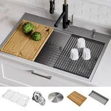 Sink drain kits are available at your retail hardware stores. Shop Kitchen Sinks In The Kitchen Bar Sinks Section Of Lowes Com Find Quality Kitchen Si Stainless Steel Kitchen Sink Stainless Steel Kitchen Kitchen Sink