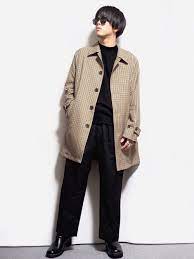 mashima guのステンカラーコートを使ったコーディネート wear ステンカラーコート コート ファッション