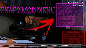 Five Nights At Freddy S 2 Mod Menu Beta Pc Only Youtube