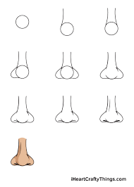 Most people love to doodle even if they aren't artists or imagine they have any drawing skills. Nose Drawing How To Draw A Nose Step By Step
