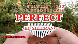 Perfect By Ed Sheeran Kalimba With Easy Tab Youtube Ed Sheeran Romantic Songs Bollywood Songs