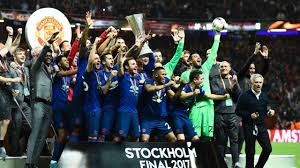 23/05/2017 live ajax danger man dolberg on the united final. Manchester United Players Celebrate Europa League Final Success Goal Com