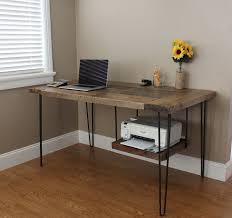 How To Make Your Own Mid Century Modern Furniture Simple Work Desk Home Office Design Small Computer Desk