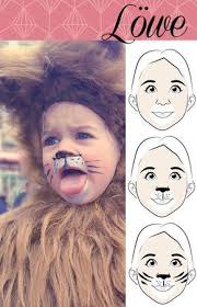 Karnevals Schmink Gesicht Lowe Karneval Schminken Lowe Schminken Und Karnevalsschminke