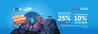 Traveloka coupon for malaysia in april 2021. Illustration Portfolio Traveloka Promotion Banners