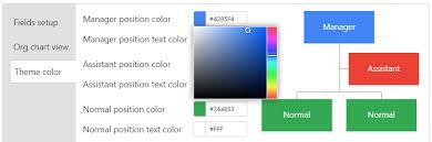 how to add org chart colors that fit your brand org chart