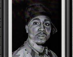 A4 Print of My Original Tupac Pencil Drawing. Art by Mel Wall Art. Gift for  Her. Gift for Him. Hip Hop. Rappers. Fan Art. Music. Prints. Rap
