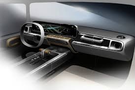 Hier Seht Ihr Einen Fruhen Entwurf Zum Interieur Der Neuen G Klasse Foto Via Hartmutsinkwitz Car Interior Sketch Car Interior Design Car Design Sketch