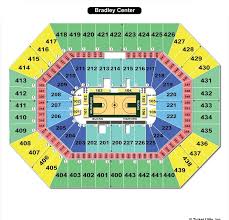 Bmo Harris Bradley Center Milwaukee Wi Seating Chart View