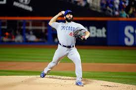 Jake arrieta strikes out eduardo escobar swinging in the top of the 2nd inning, one of his three strikeouts over four innings of work. Jake Arrieta Reunites With Chicago Cubs For 2021
