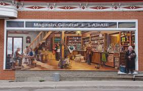 St Eustache Quebec Canada Trompe L Oeil Magasin General E Lahaie Land Art Art Street Art