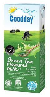 Do you drink green tea…everyday? Goodday Uht Milk Green Tea 6 X 200ml