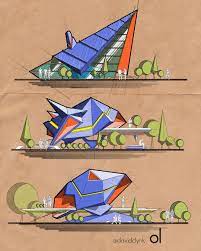 national design manager on instagram the 4 steps in my geometric elevation sketches sketchofthe design design management geometric