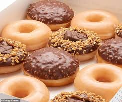 All krispy kreme menu prices Krispy Kreme And Snickers Team Up To Launch Epic Doughnuts Daily Mail Online