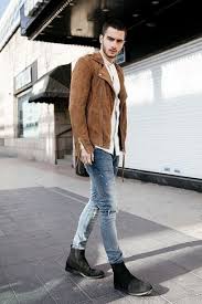 Chelsea boots for men can also be worn. Light Blue Ripped Jeans With Black Chelsea Boots Outfits For Men 5 Ideas Outfits Lookastic