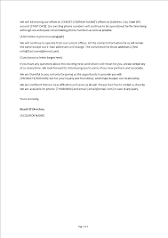 Address change notification letter is a simple yet effective way of informing business and personal contacts. Telecharger Gratuit Merger Letter To The Successor Firm