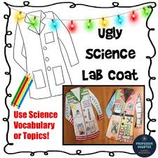 Push pack to pdf button and download pdf coloring book for free. Ugly Science Lab Coat Christmas Sweater Activity Tpt
