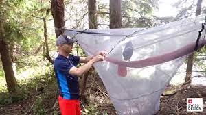 This is the bug net design i have been using for quite awhile now and prefer it over ones with zippers. Hammock Mosquito Net Youtube