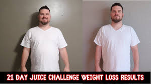 juicing 21 day challenge before and