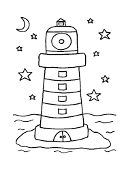 These printable coloring pages inspire your little ones to explore their artistic talents and fill the pictures with the colors of their imagination about the objects and places in and outside the sea, ocean ad sailing. Free Printable Lighthouse Coloring Pages For Kids