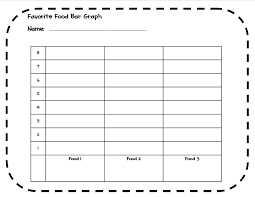 Favorite Food Bar Graph Activity 1st 4th Grade Bar Graph