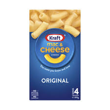 Let's be honest, kids like the blue box macaroni and cheese and this is a lot like it (consistency and taste), but better. Kraft Original Mac Cheese Pasta 4 Serves Coles Online