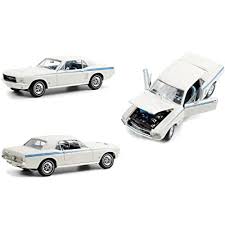You can also buy from amazon. Buy 1967 Mustang Coupe Wimbledon White With Scotchlite Blue Stripes Indy Pacesetter Special 1 18 Diecast Model Car By Greenlight 13584 Online In Turkey B094dyph3w