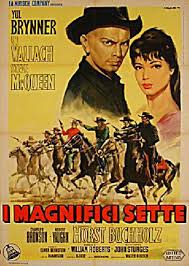 I think most people can't log the magnificent seven without mentioning akira kurosawa and seven samurai because they know if they don't, someone from the letterboxd cinephile throw in one of the most unforgettable scores of the 1960's from elmer bernstein and you have the stuff of legend. The Magnificent Seven 1960 Italian Due Fogli Poster Posteritati Movie Poster Gallery New York