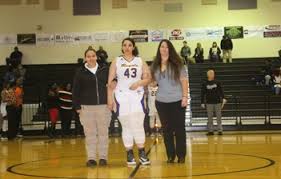 Recognition of basketball seniors.