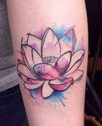 160 Elegant Lotus Flower Tattoos And Meanings Awesome Check More At Http Fabulousdesign Net Elegant Watercolor Lotus Tattoo Lotus Tattoo Lotus Tattoo Design
