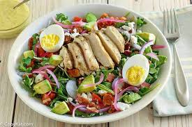 Find out how many calories are in cobb salad, a popular north american food, on a site covering the nutritional and calorific content of the foods in your diet. Copycat Panera Bread Green Goddess Cobb Salad Copykat Recipes