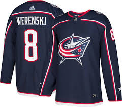 Shop for columbus blue jackets home jerseys and more. Adidas Men S Columbus Blue Jackets Zach Werenski 8 Authentic Pro Home Jersey Dick S Sporting Goods