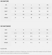 Size Chart For Men Women Gasp Better Bodies Way2buy