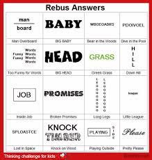 We did not find results for: Rebus For Kids Challenge Kids Riddles Logic Puzzle Brainfans