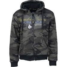 Uncle Sam Sweat jacket camouflage olive black, size. 4XL