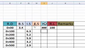 How To Make Field Book In Excel Field Book In Surveying Level Book Sheet Youtube