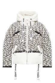 The pooh hand crafted, fleece, napryadennaya on the spindle and is connected with a base silk thread. Down Jacket With Knit Sleeves Khrisjoy Gov Us