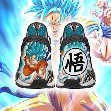Goku's quiet life with his family and friends is about to be interrupted. Goku Blue Nmd Shoes Custom Dragon Ball Z Anime Sneakers Gear Anime