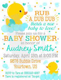 Rubber Ducky Baby Shower Invitation Rubber Duck Invitation Etsy Rubber Ducky Baby Shower Invitations Rubber Ducky Baby Shower Ducky Baby Showers