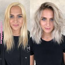 Cool Ash Blonde Balayage Shades Silver Shoulder Length Straight Beige Sandy Icy Cool Ash Blonde Balayage Sha Ash Blonde Hair Colour Fresh Hair Hair Styles