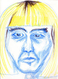 Crayon Self-Portraits Library