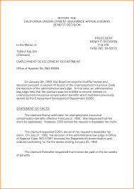 Unemployment claim appeal letter sample. How To Write An Appeal Letter To Social Security Disability Cesto